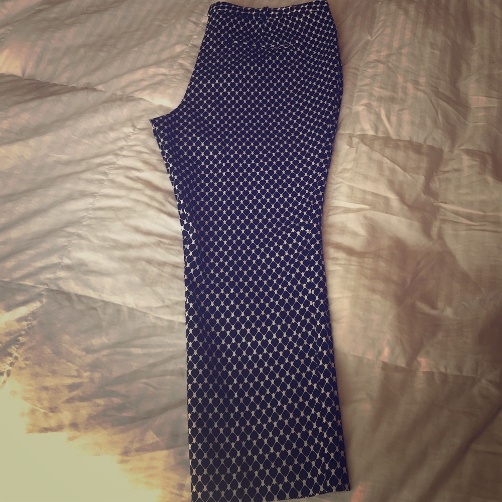 Black and white checkered pants